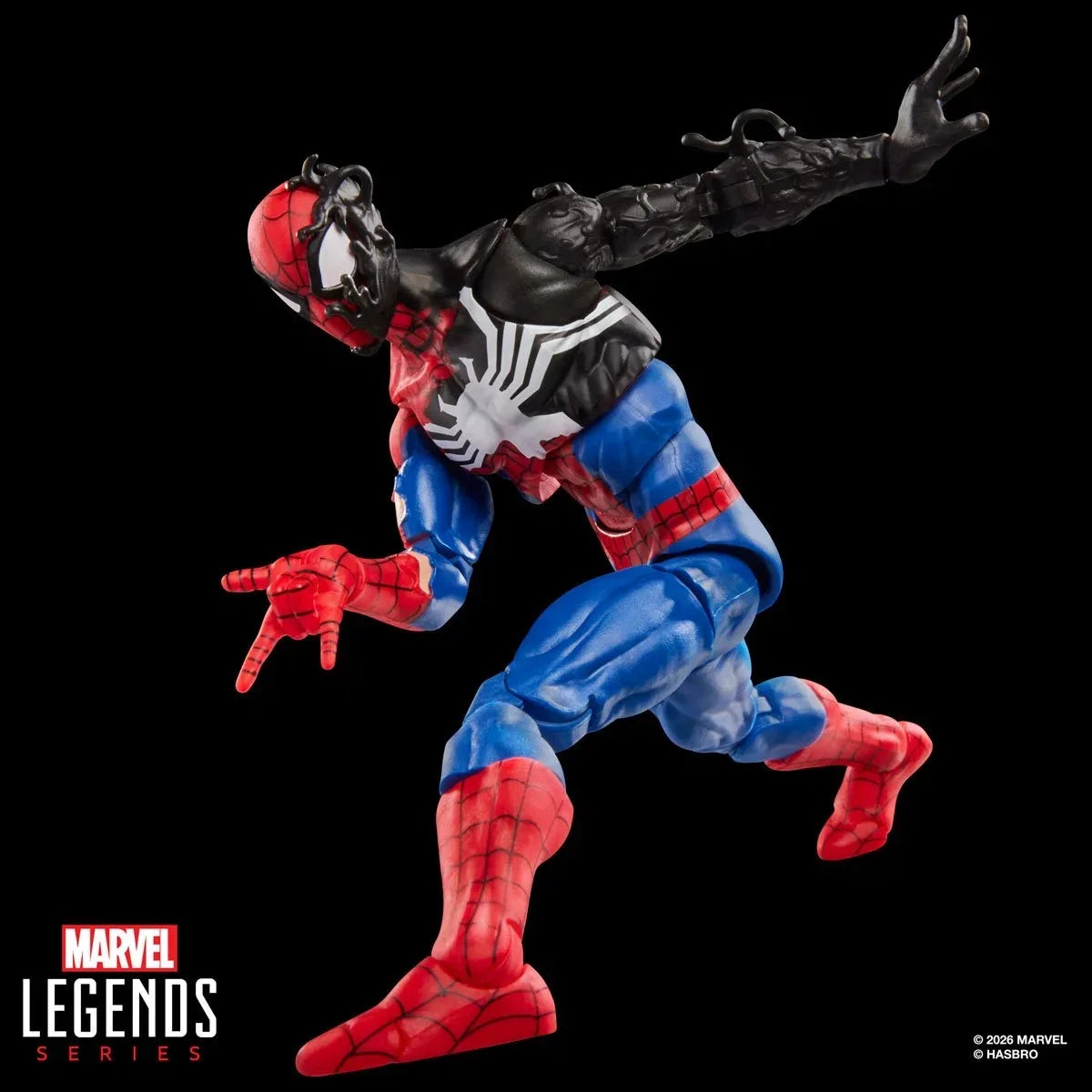 Secret Wars Marvel Legends Series Spider-Man (Alien Costume) 6-Inch Action Figure