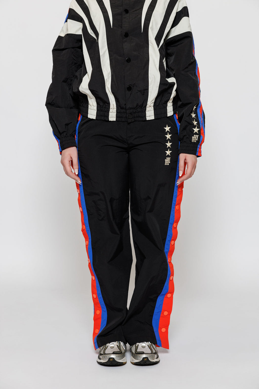 OLYMPIA TRACK PANT -- BLACK