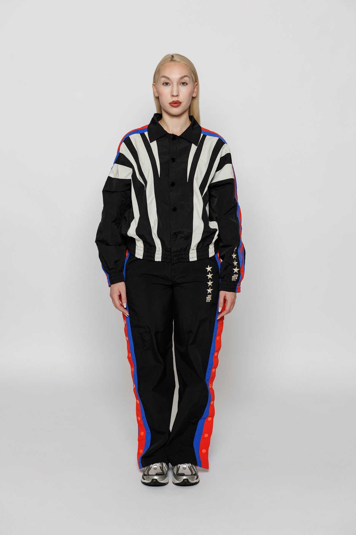 OLYMPIA TRACK PANT -- BLACK
