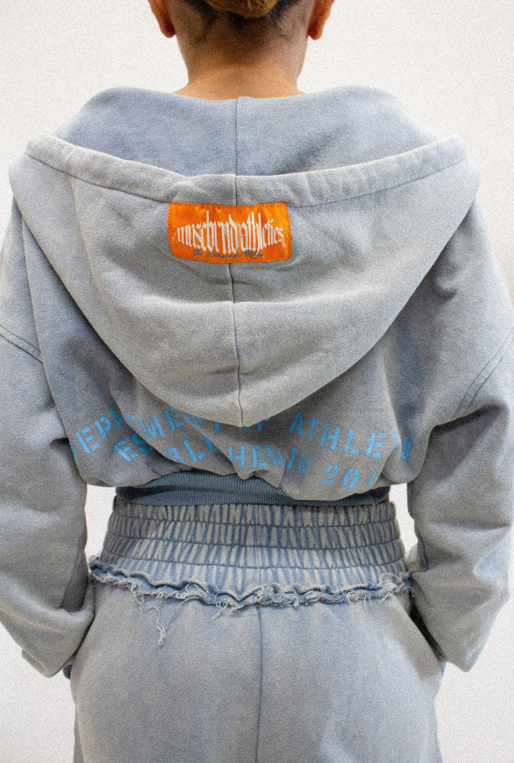 MB ATHLETICS STONEWASHED HOODIE -- DENIM