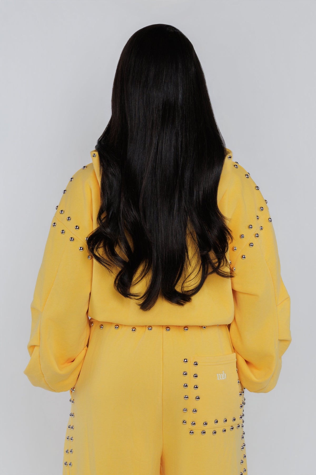LIMITED EDITION -- MARX STUDDED SWEAT JACKET -- SUNSHINE