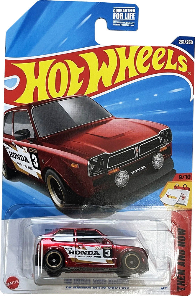 Hot Wheels ’73 Honda Civic Custom 2025 Super Treasure Hunt W/ HotWheel Protector