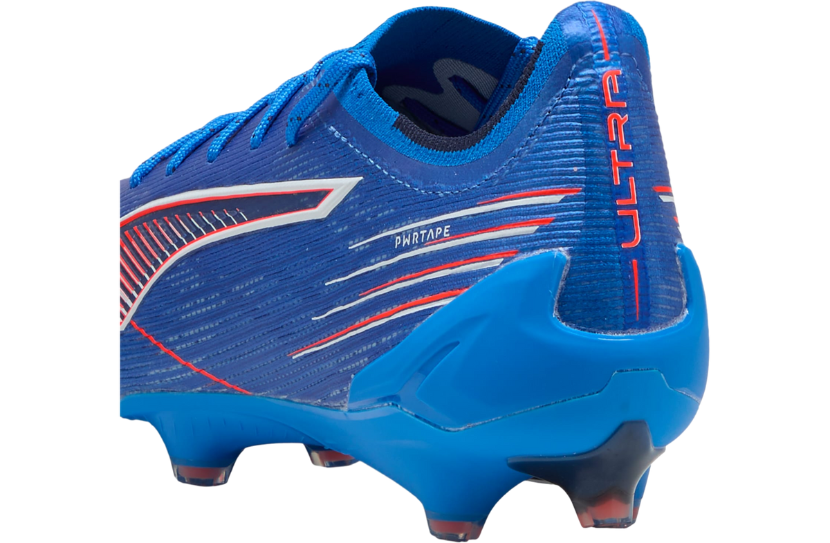 Puma Ultra 6 Ultimate FG Firm Ground Soccer Cleat -Ultra Blue/White/Glowing Red