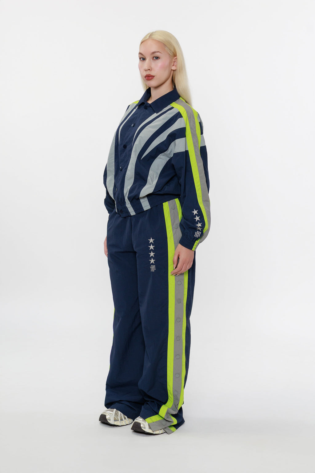 OLYMPIA TRACK PANT -- NAVY BLUE