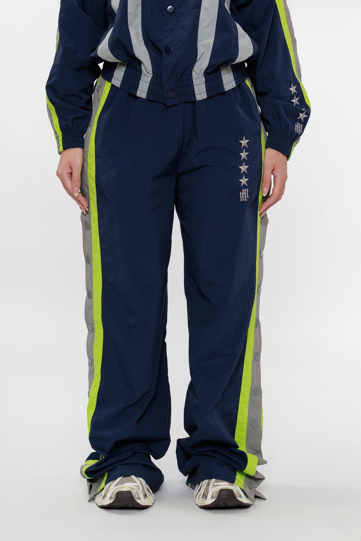 OLYMPIA TRACK PANT -- NAVY BLUE